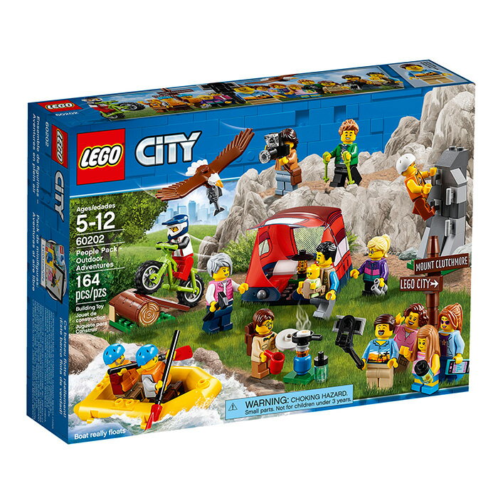 LEGO 樂高 City 城市系列 60202 樂高城市系列戶外探險人偶組 【鯊玩具Toy Shark】