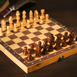 【折300+10%回饋】【美國代購】Chess and games shop Muba 美麗手工木製西洋棋組,附木板和手工製作的西洋棋棋子 - 禮品點子(15.4 英吋/39 公分)