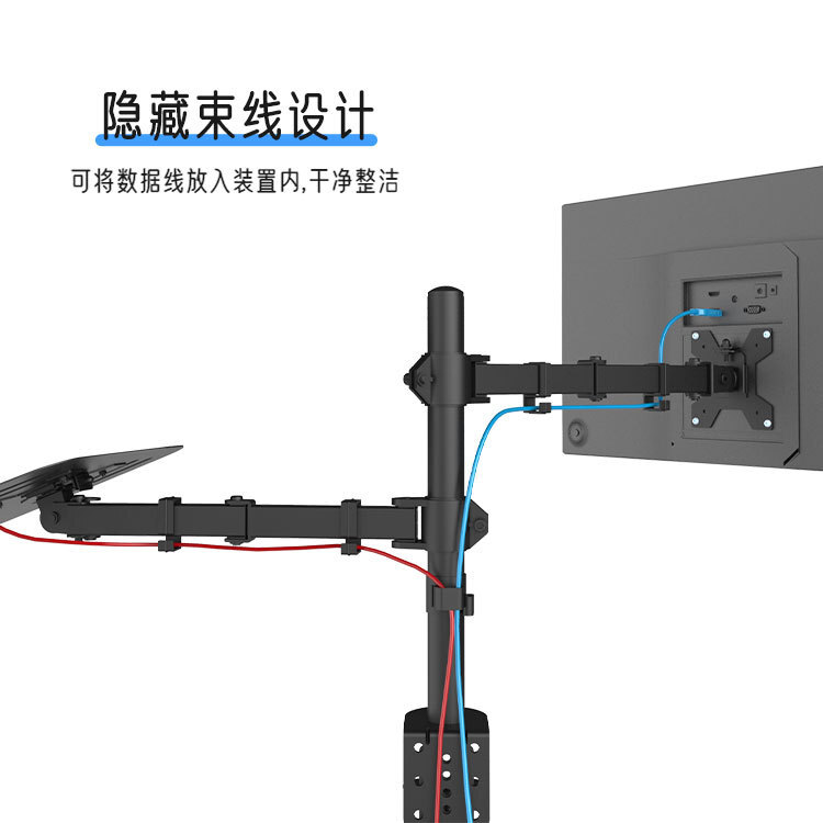 【含稅/免運】 顯示器升降支架筆記本支架電腦支架桌夾式電商爆款