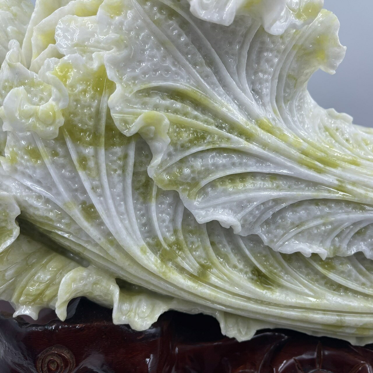 Sweet Heart 田芯精選 💯左右逢源 百財 天然藍田玉 白菜 開運招財進寶擺件 高質感送禮自用收藏必備!  附 專屬錦盒 3