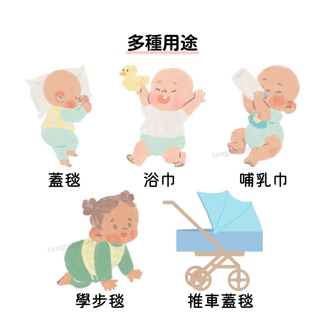 六層紗純棉嬰兒蓋毯 浴巾 哺乳巾 嬰兒被 空調被 包巾 新生兒蓋毯 幼兒園被子 7