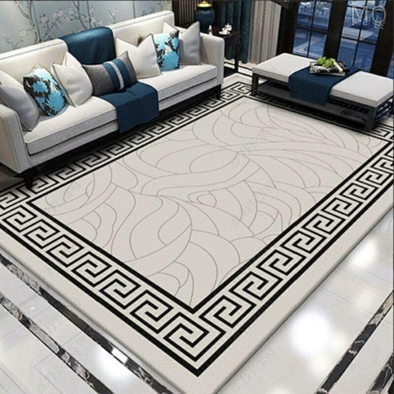 全新 中國風地毯新中式客廳茶幾地毯臥室床前茶室臺沙發書房古典復古風摩洛哥風地毯 北歐簡約風地毯 極簡風地毯 北歐抽象風地