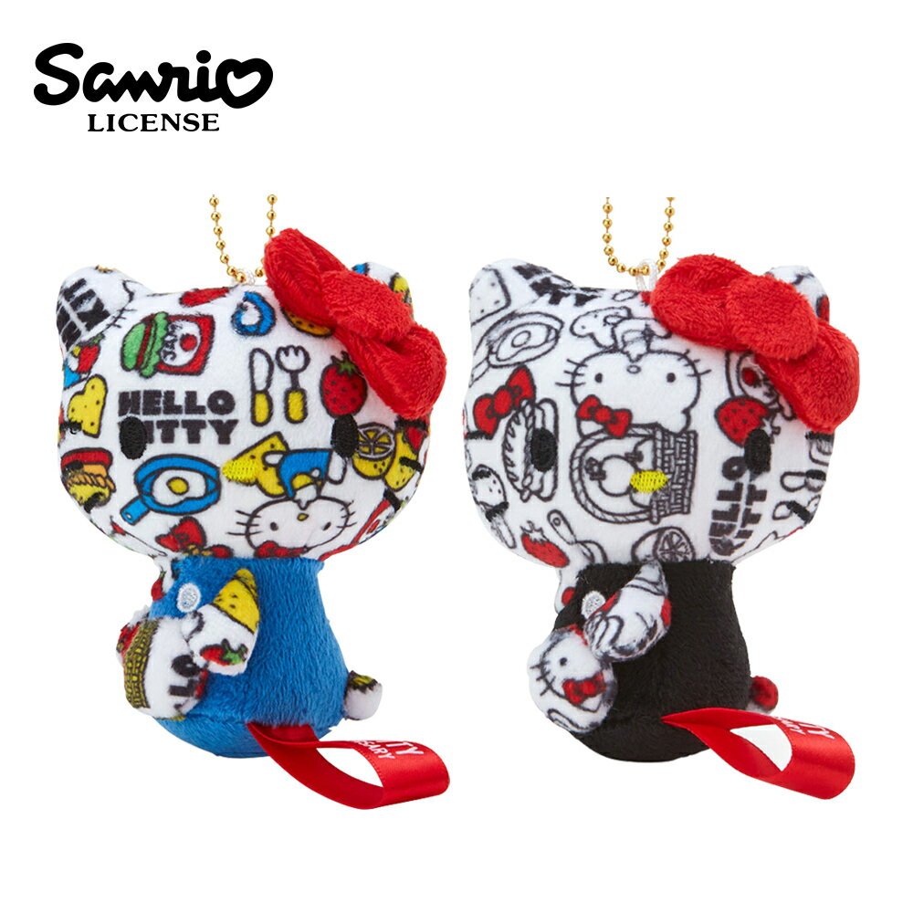 【日本正版】凱蒂貓 50周年 玩偶吊飾 鑰匙圈 吊飾 娃娃 絨毛玩偶 Hello Kitty 三麗鷗 Sanrio