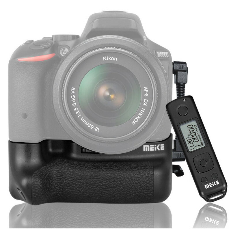 ◎相機專家◎ Meike 美科 MK-D5500 Pro 電池手把 送無線遙控器 垂直手把 公司貨 D5500【跨店APP下單最高20%點數回饋】