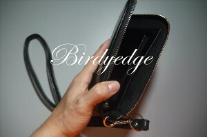 【BIRDYEDGE】訂製 手拿包 皮包 掛包 掛頸包 暗黑包 掛繩包 吊繩包 皮革包 手機包 Korea Zara