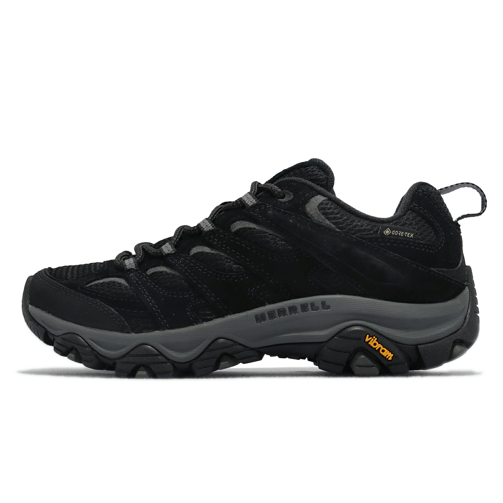 Merrell 登山鞋 Moab 3 GTX 女鞋 黑 灰 防水 Vibram 戶外 Gore-Tex 支撐 避震 ML036320