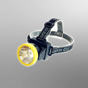 537B強光頭燈LED探照燈裝3節AA5號干電池遠射輕頭戴式戶外挖礦燈
