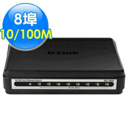 <br/><br/>  D-Link DES-1008A 8埠網路交換器【三井3C】<br/><br/>