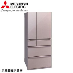 【MITSUBISHI 三菱】705公升日本原裝變頻六門冰箱MR-WX71Y-P【三井3C】