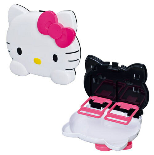 【震撼精品百貨】Hello Kitty 凱蒂貓 HELLO KITTY大臉造型可折疊車用置物盤 震撼日式精品百貨
