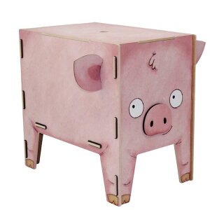 WERKHAUS Animal Storage - Pig 動物趣味收納箱 - 粉紅小豬