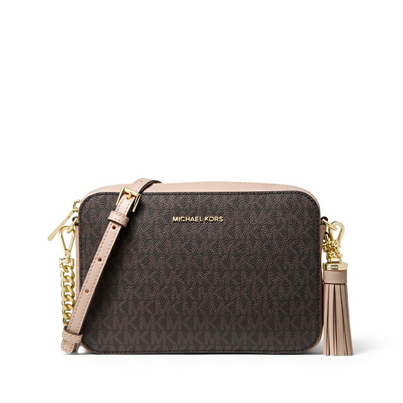精選★MICHAEL KORS Ginny中號徽標單肩斜挎包OUTLET32F8GF5M2B(現貨+預購)【夏日美包★菲尼斯 國際精品↘3折起】 3