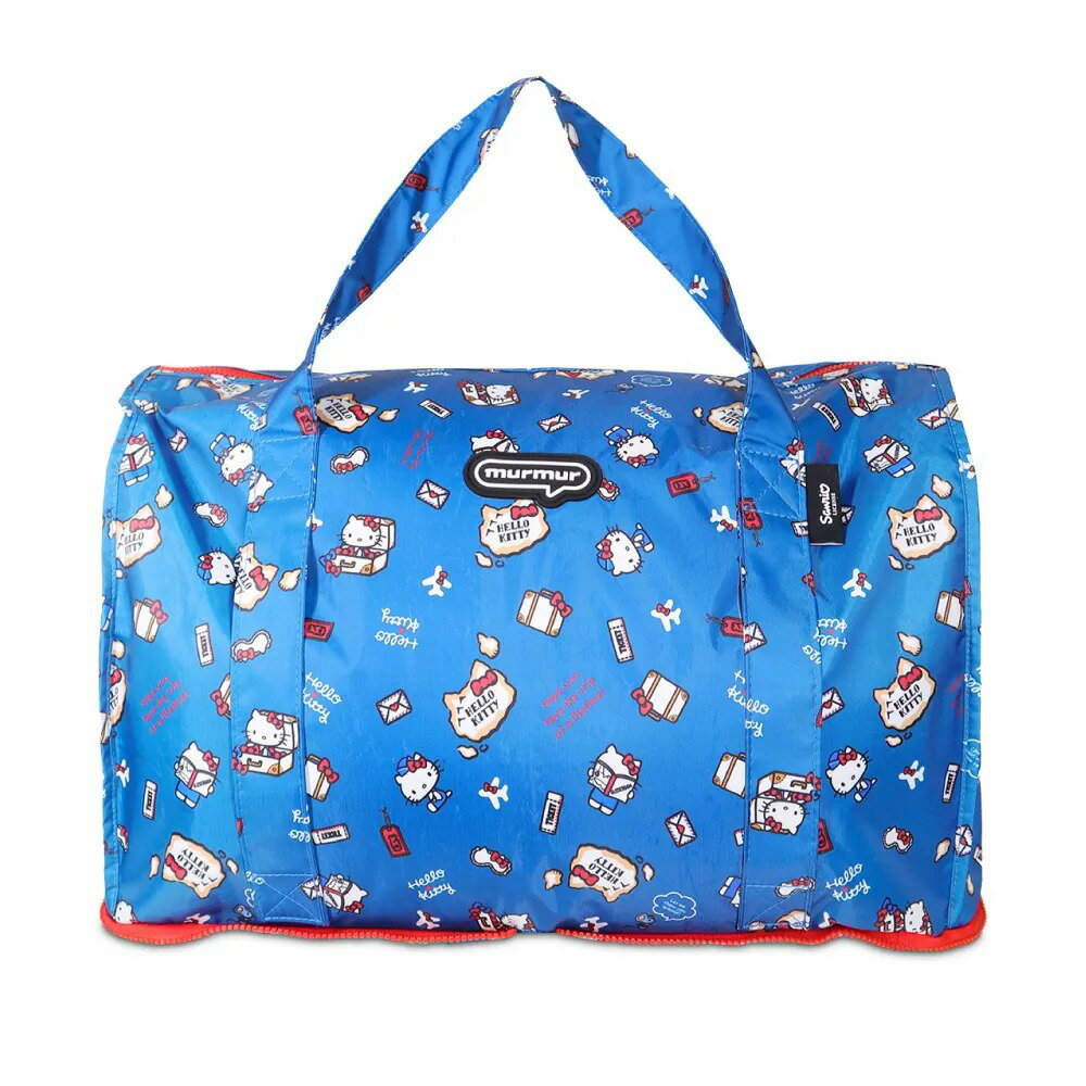 murmur HELLO KITTY KT旅行 旅行收納袋 摺疊旅行袋 側背包 可插拉桿旅行袋 購物袋 完美尺寸