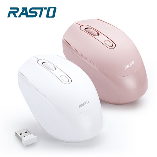 RASTO 超靜音無線滑鼠RM10【愛買】