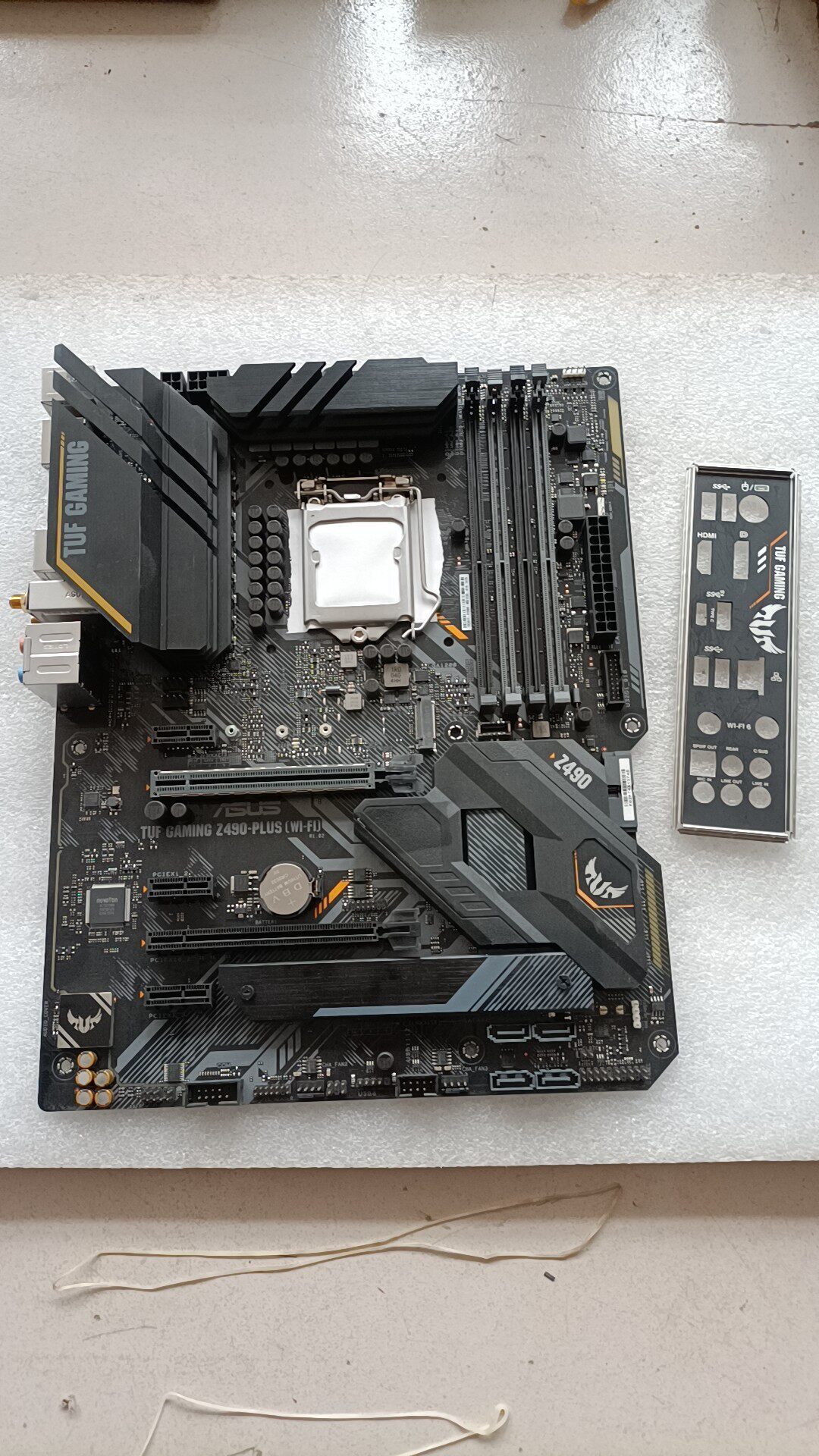 華碩 gaming z490-plus wifi 主機板 拆機品質優 實物拍攝 功能正常 電競必備 高效能主機板