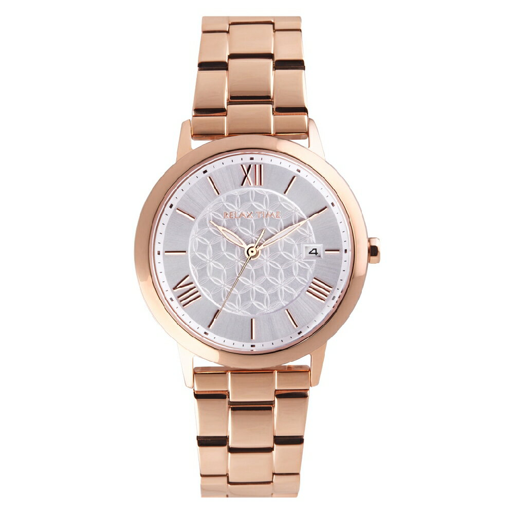 RELAX TIME RT-111-3 生命之花女錶 白麵 38mm｜樂天全館特惠中★指定刷卡回饋10%