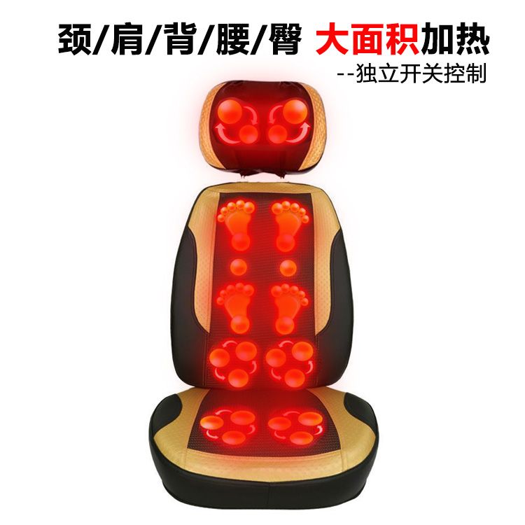 【台灣公司保固】摩喜來頸椎按摩器頸部腰部背部按摩椅全身多功能揉捏家用靠墊電動 3