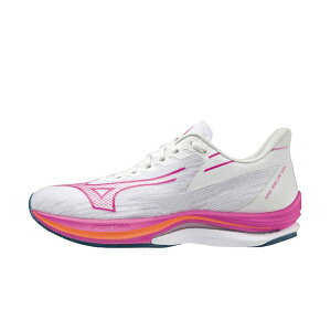 Mizuno Wave Rebellion Sonic [J1GD233072] 女 慢跑鞋 運動 輕量 彈力 白 粉紅