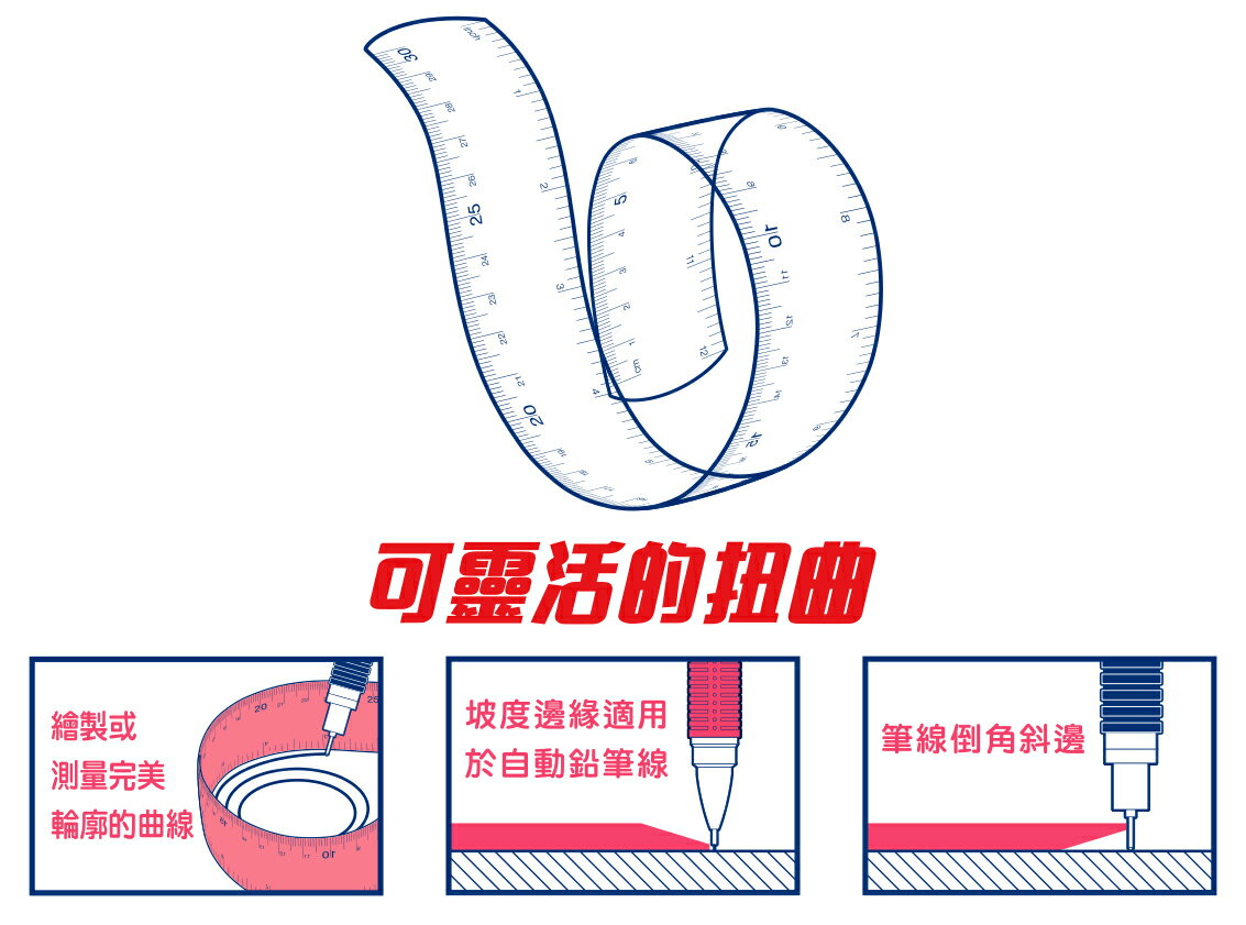 筆樂 TD0550 軟尺 (20公分)【APP滿額下單4%點數(單一帳號最高1000點)】7/31止 | 聯盟文具直營店 | 樂天市場Rakuten