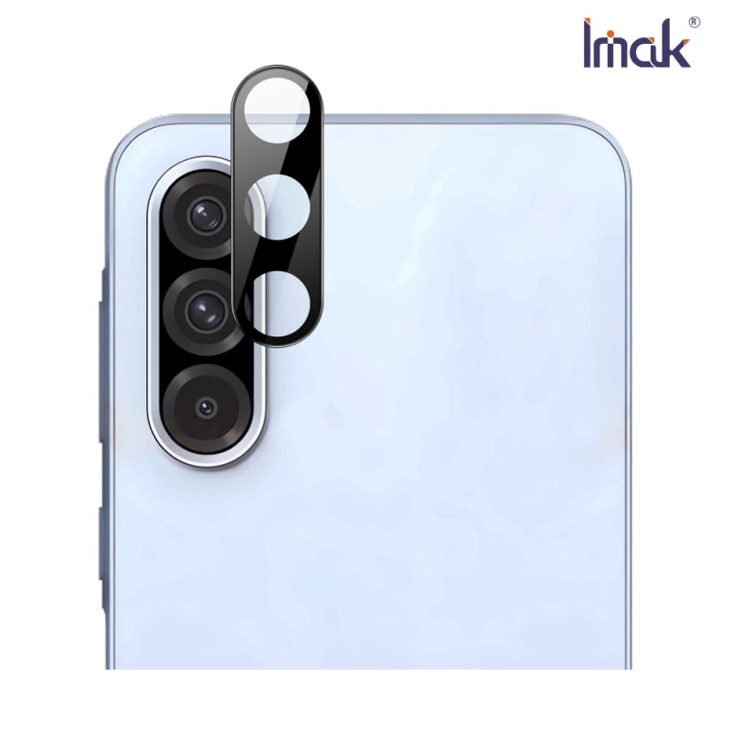 鏡頭貼 Imak 艾美克 SAMSUNG 三星 Galaxy A56 5G 鏡頭玻璃貼(一體式)(曜黑版) 奈米吸附 鏡頭貼 鏡頭保護貼 鏡頭膜【愛瘋潮】