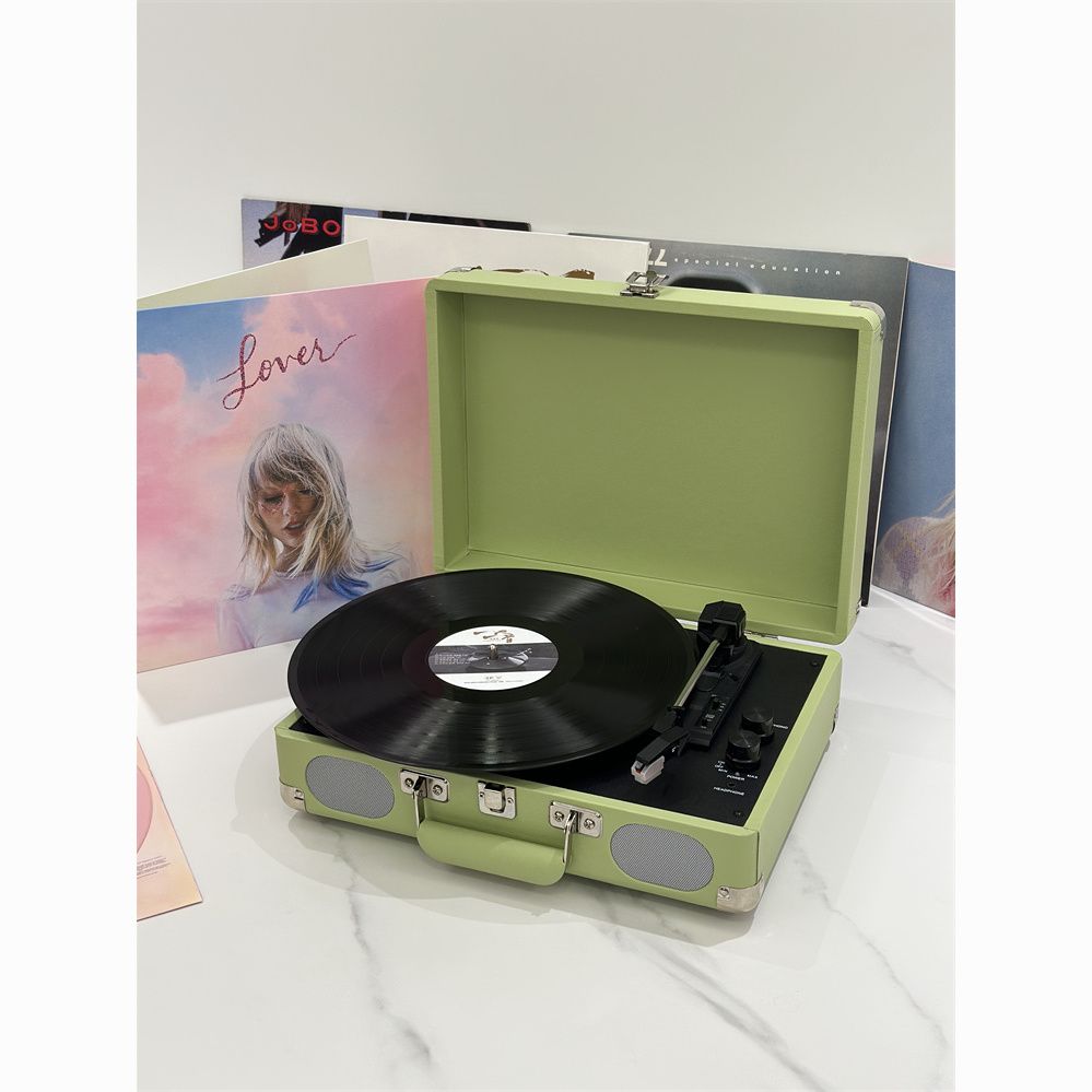 可打統編LP黑膠唱片機復古手提皮箱留聲機歐式懷舊藍牙音箱仿古電唱機送禮| 雲上精品百貨| 樂天市場Rakuten