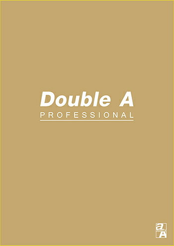 【DOUBLE A】Q4辦公室系列筆記本-A5/膠裝/40頁(黃牛皮)-橫線內頁DANB15070
