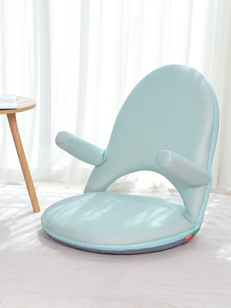 懶人沙發哺乳椅喂奶神器坐月子抱娃護腰床上單人靠背椅折疊可拆洗