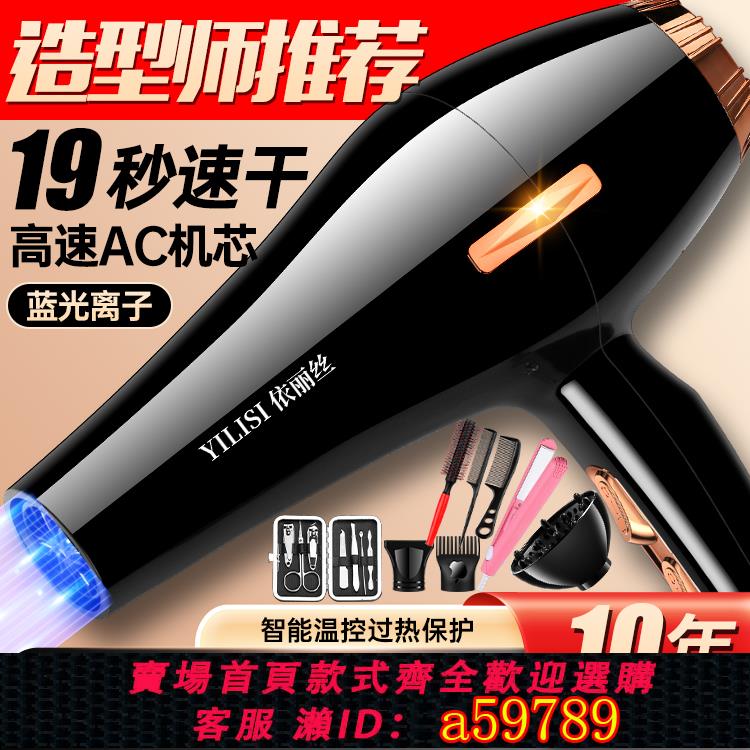 【臺灣公司 可打統編】德系電吹風機家用大風力負離子發廊理發店冷熱風速幹不傷發靜音筒