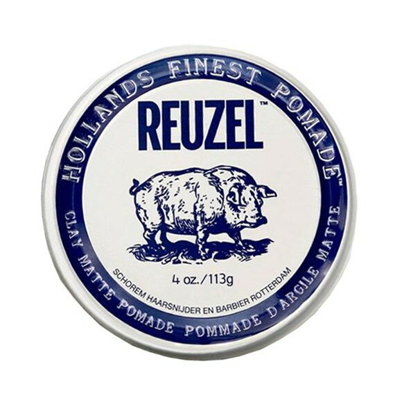 REUZEL CLAY MATTE Pomade 白豬強力黏土級水性髮泥113g 優惠價:520元｜岡山戀香水