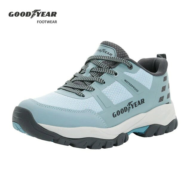 ├登山樂┤美國 GOODYEAR 女 動態防水戶外鞋-藍 # GAWO42406