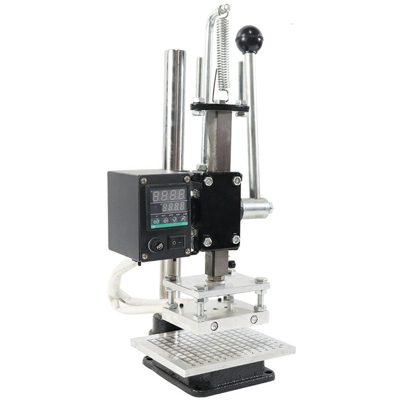 萬晟烙印機手動燙金機皮革110V220V熱壓機木頭燙印機壓印機模切機打斬機 小山好物嚴選 4