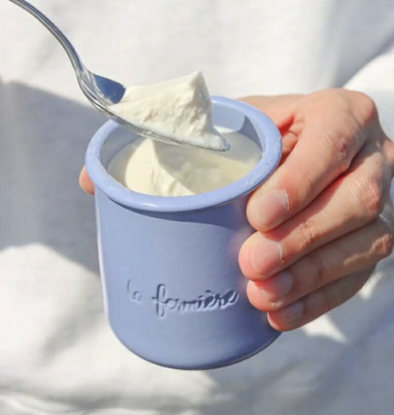 《AJ歐美食鋪》★需預訂★ 法國 La Fermiere 陶罐優格 手工優格 天然優格 優格