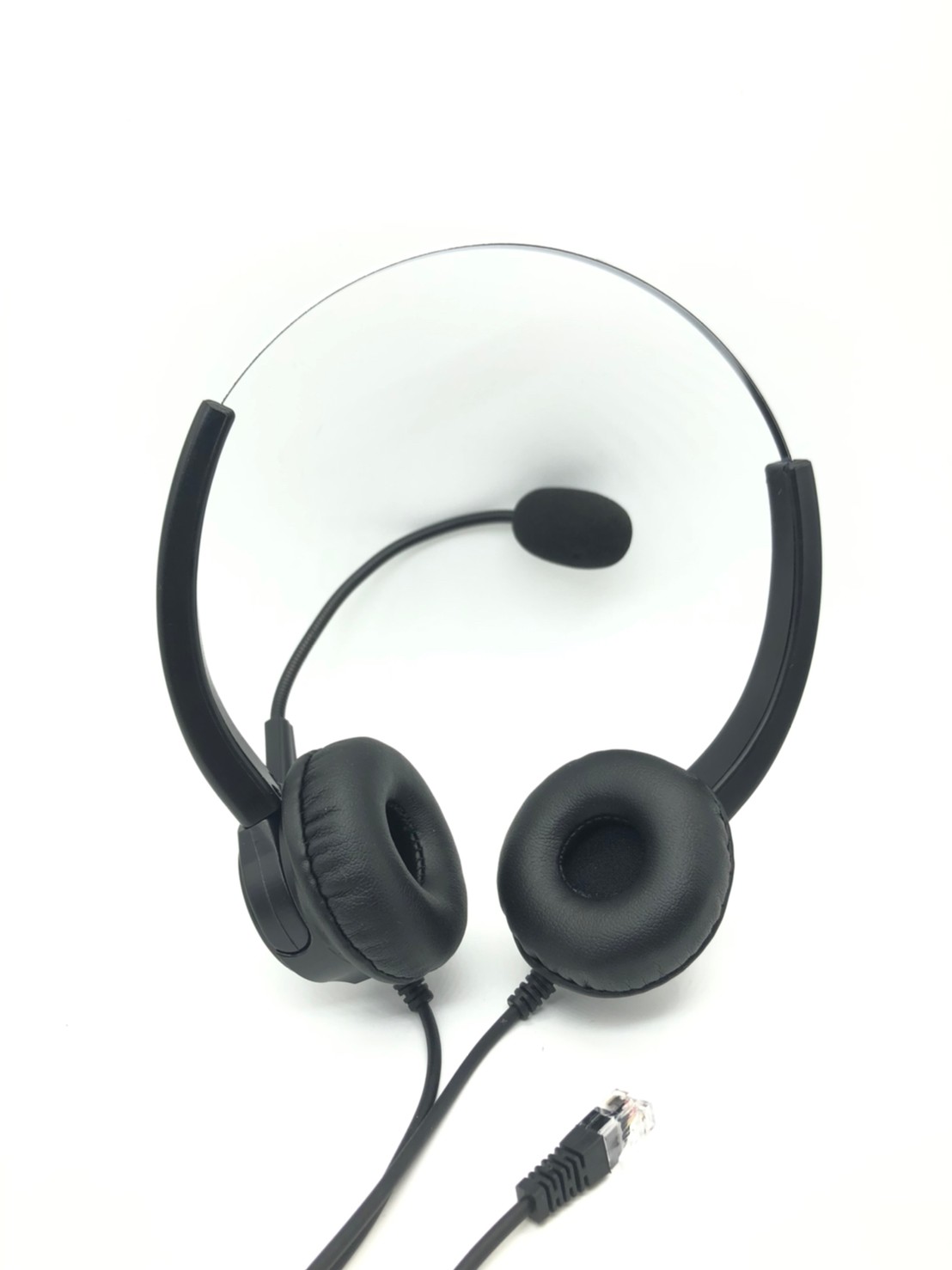 日本岩通IWATSU IX12KTD電話機專用頭戴式電話耳機麥克風 水晶頭電話耳機麥克風