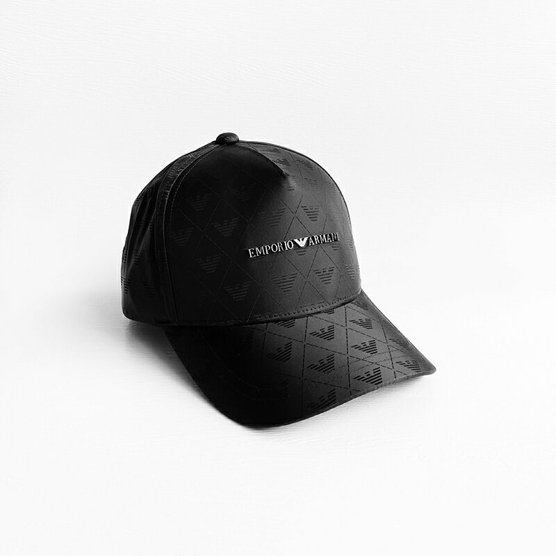 美國百分百【全新真品】Emporio Armani 帽子 休閒 配件 EA 棒球帽 老帽 LOGO 黑色 CK95