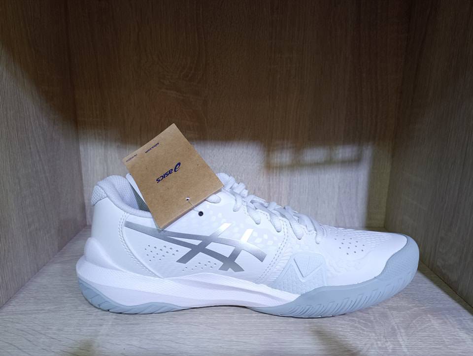 Asics Gel-Challenger 14 專業女網球鞋(白/銀）