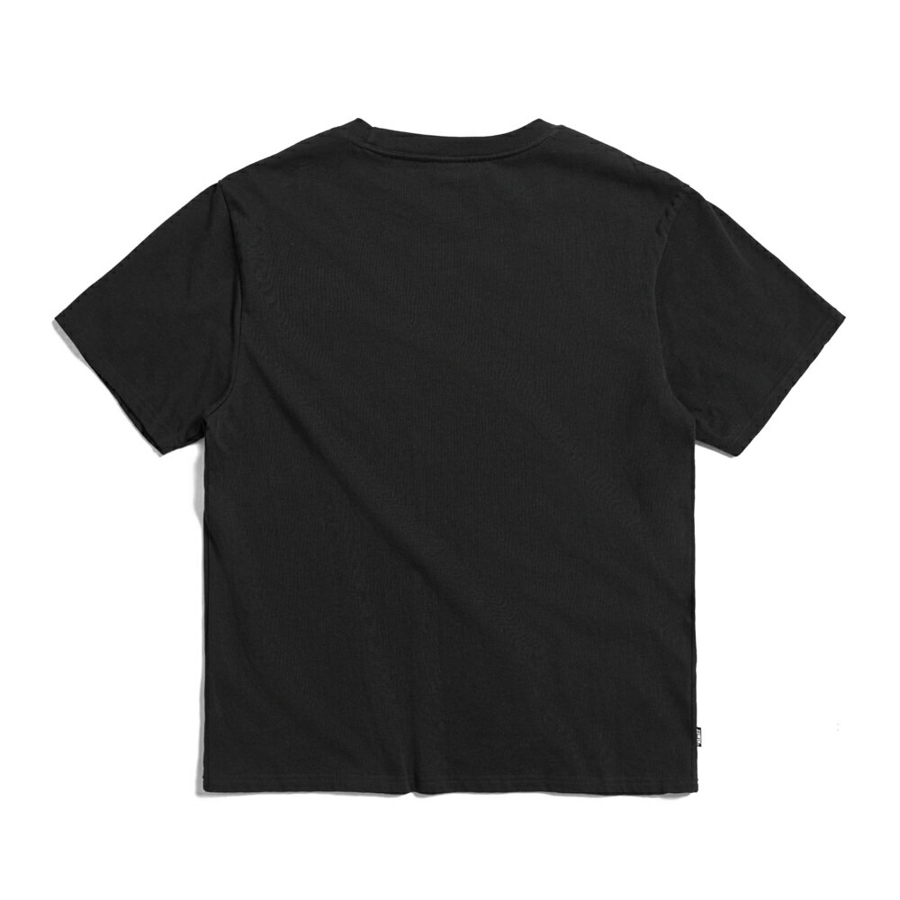 EDWIN 口袋滑板寬版短袖T恤-男款 黑色 2