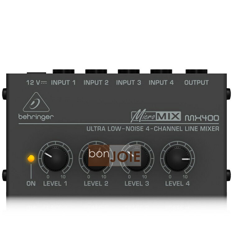 ::bonJOIE:: 美國進口 Behringer MICROMIX MX400 迷你混音器 (全新封裝) 耳朵牌 口袋型四軌混音器 單聲道輸出 混音器