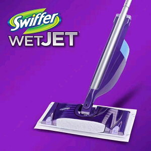 現貨 美國Swiffer噴水拖把電動雙噴頭自動一次性濕巾干巾Wet Jet