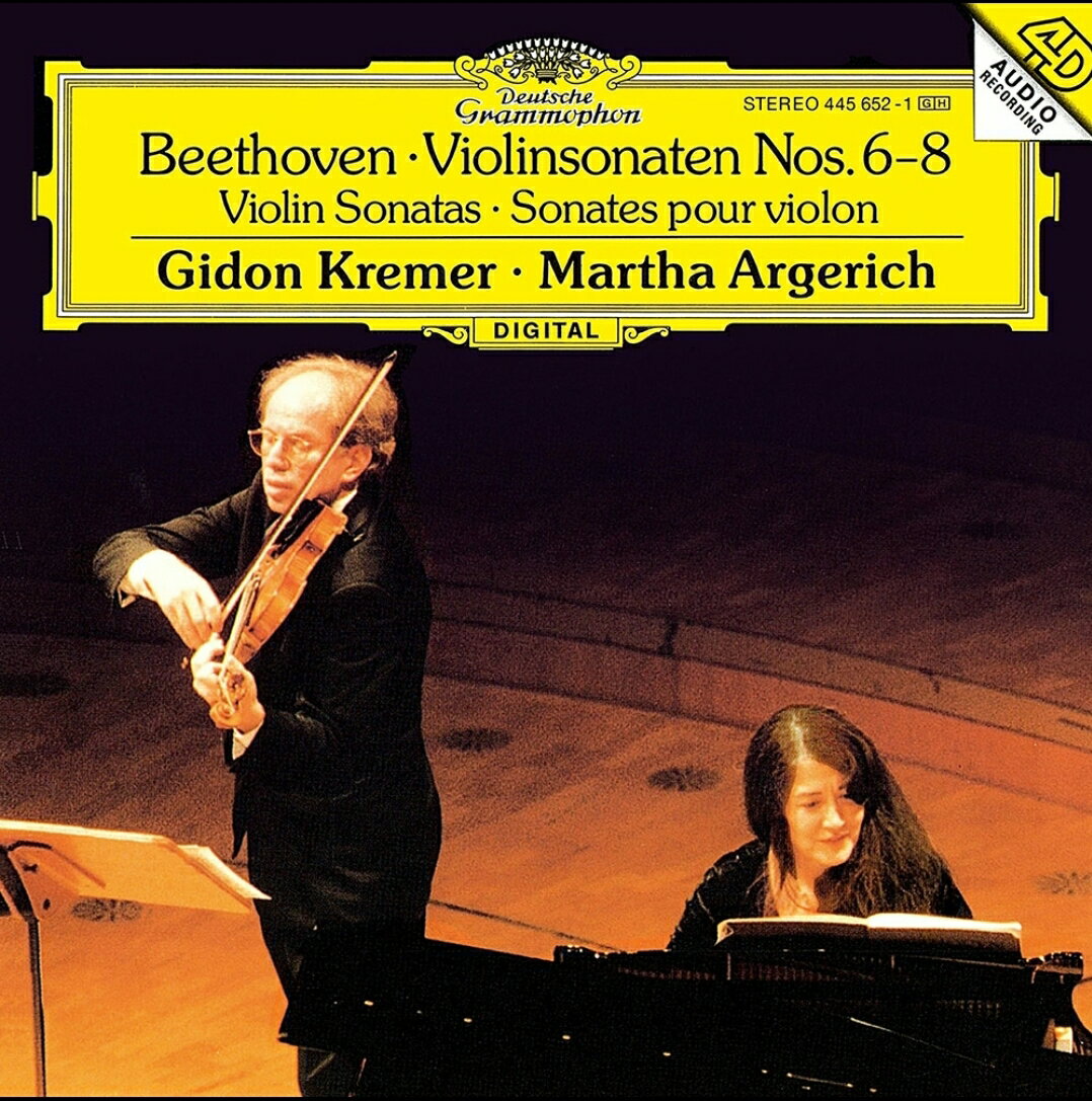 【停看聽音響唱片】【黑膠LP】貝多芬：小提琴奏鳴曲第六~八號 / 基頓．克萊曼(小提琴)、阿格麗希(鋼琴) (180g 2LP)