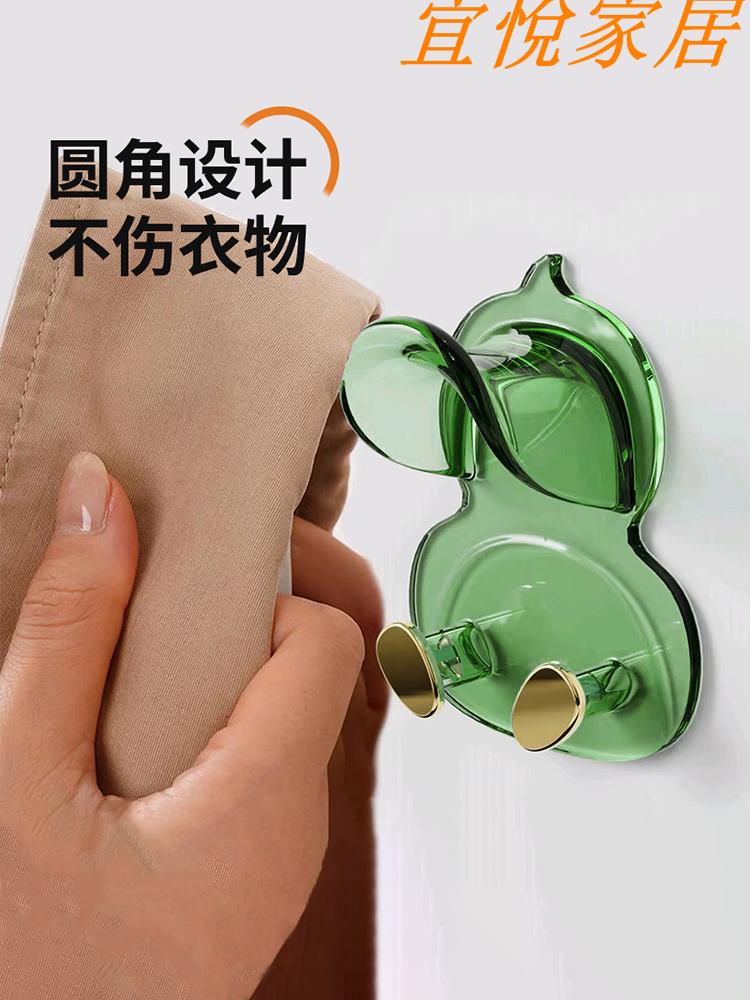 宜悅家居 新款粘鉤強力粘貼掛鉤免打孔無痕承重粘膠廚房墻壁強力墻面小黃鴨 滿300出貨