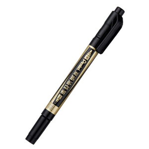 Pentel 雙頭油性筆 N75W - 黑【九乘九購物網】