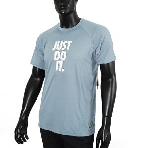 Nike JDI Sketch [NESSD685-474] 男 短袖 上衣 T恤 防曬衣 抗UV 運動 訓練 舒適 藍