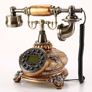 電話機 悅旗仿古歐式電話機復古創意時尚電話機家用固話座機電話機包郵 限時88折優惠