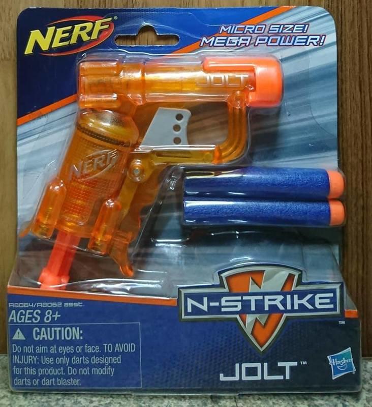 ☆勳寶玩具舖【現貨】NERF 菁英系列 震撼者多彩單發手槍-桔色