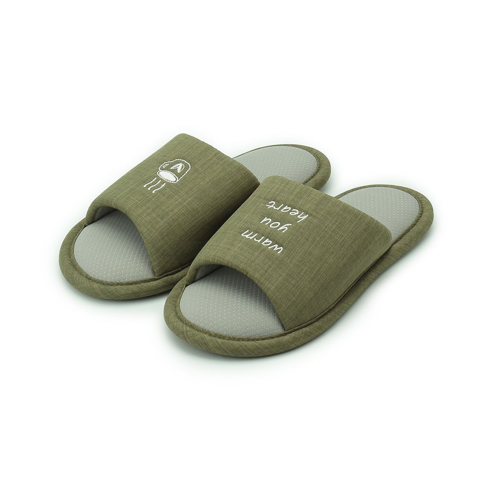 Vero & Nique 石墨烯緩壓家居拖鞋 綠 1226070 男鞋