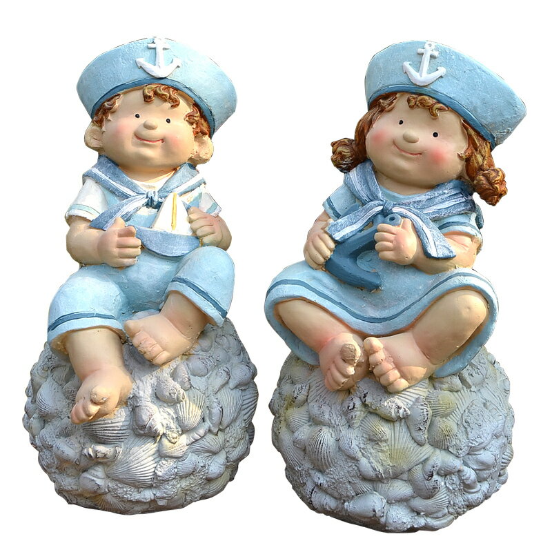 戶外花園海軍娃娃庭院別墅創意幼兒園園林景觀雕塑裝飾工藝品擺件 4