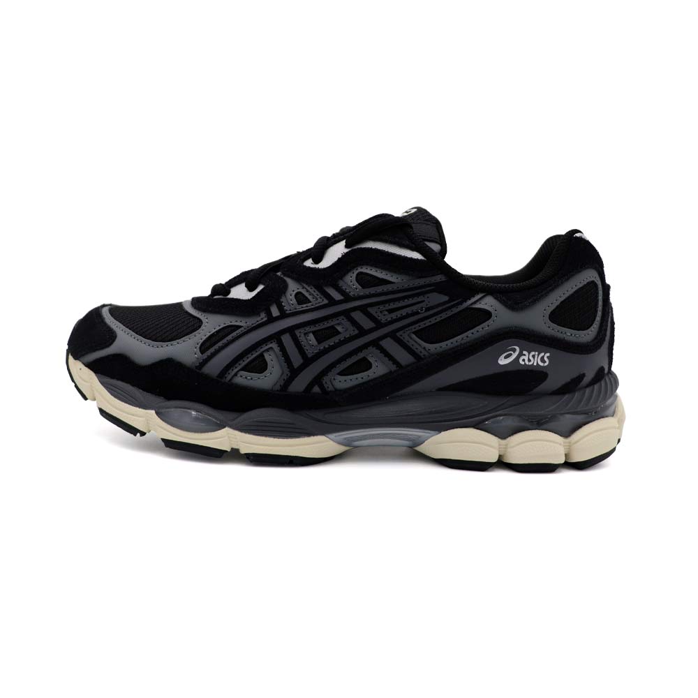 Asics GEL-NYC 黑灰 網布 復古 緩衝 休閒 運動鞋 男款 B6030 (1203A739-001)
