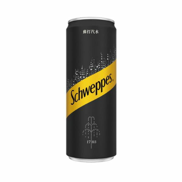 現貨免運 舒味思schweppes 原味蘇打汽泡水 330ml x 24瓶  (HS嚴選)