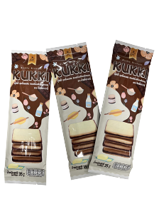 泰國KUKKI夾心餅乾 巧克力夾心 泰版白色戀人 35g