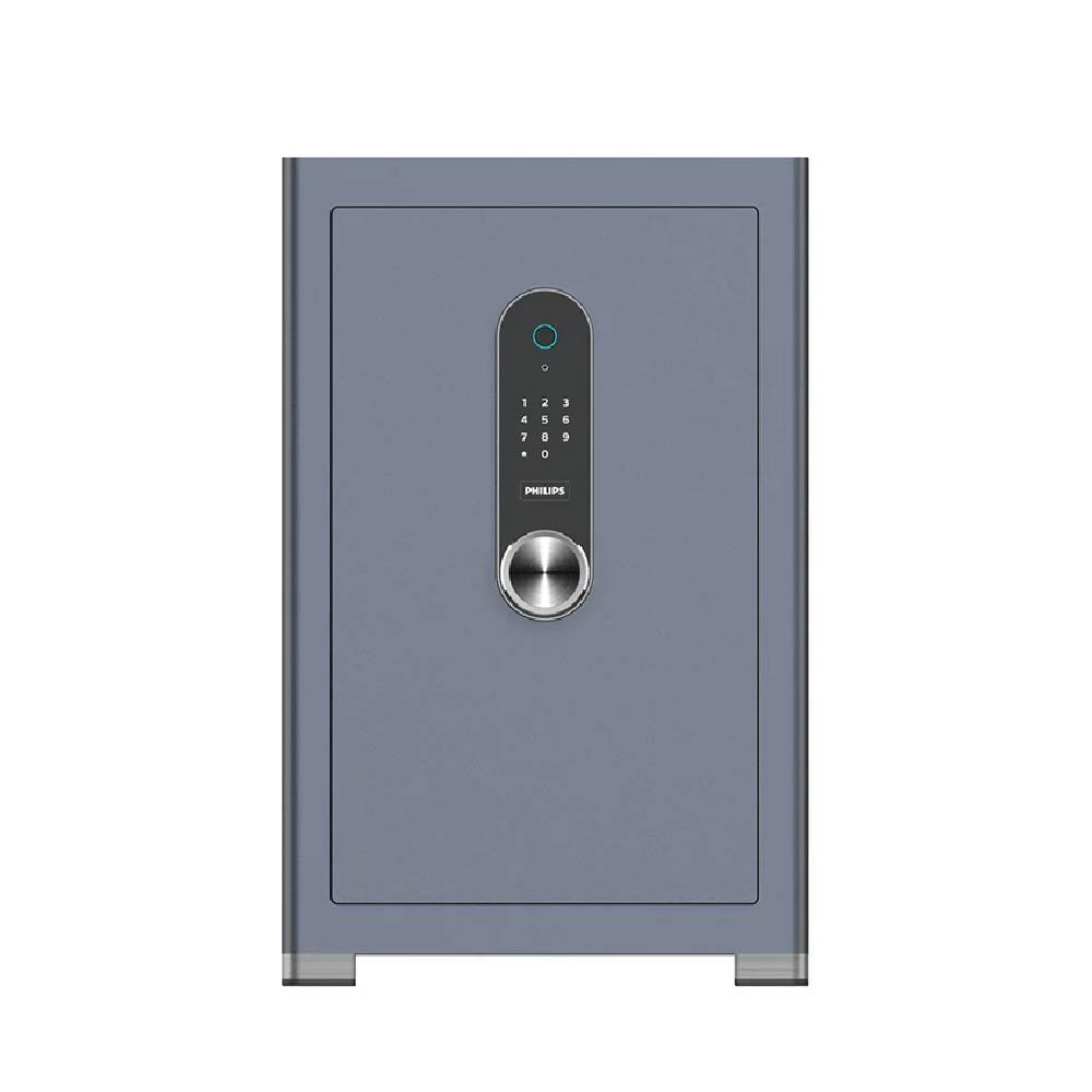 PHILIPS 飛利浦 Smart Safes 智能 防盜櫃 保險櫃 保管箱 保管櫃  (指紋/密碼 /機械鑰匙) /台 SBX601-7B-淡雅藍